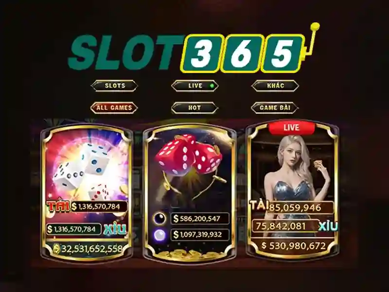 Trò Chơi Slot365 Đa Dạng Và Hấp Dẫn